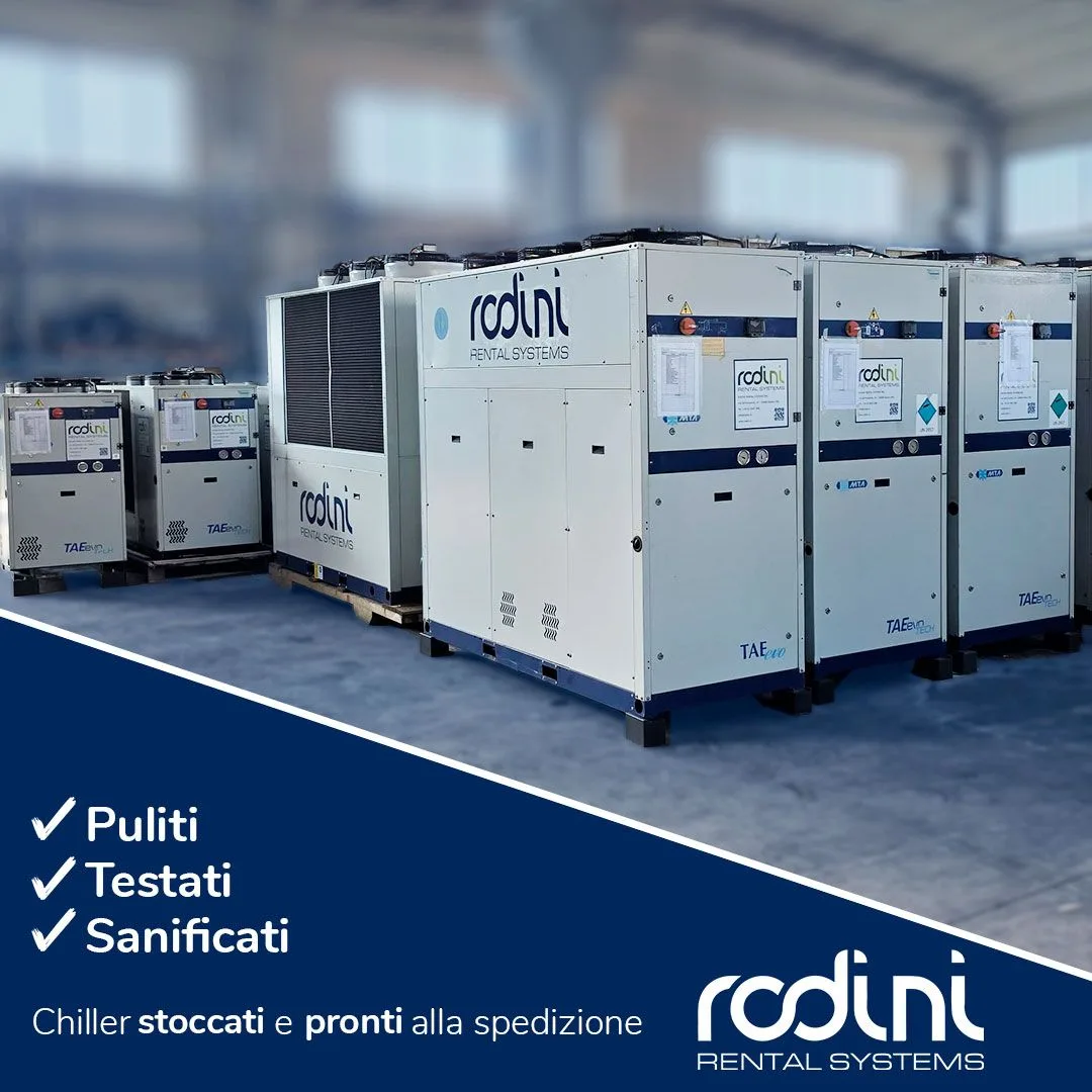 Chiller puliti, testati e sanificati. Chiller puliti, testati e sanificati