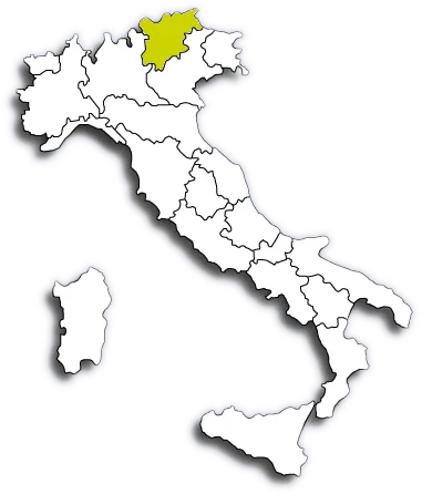 Mappa Trentino Alto Adige