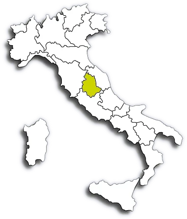 Mappa Umbria