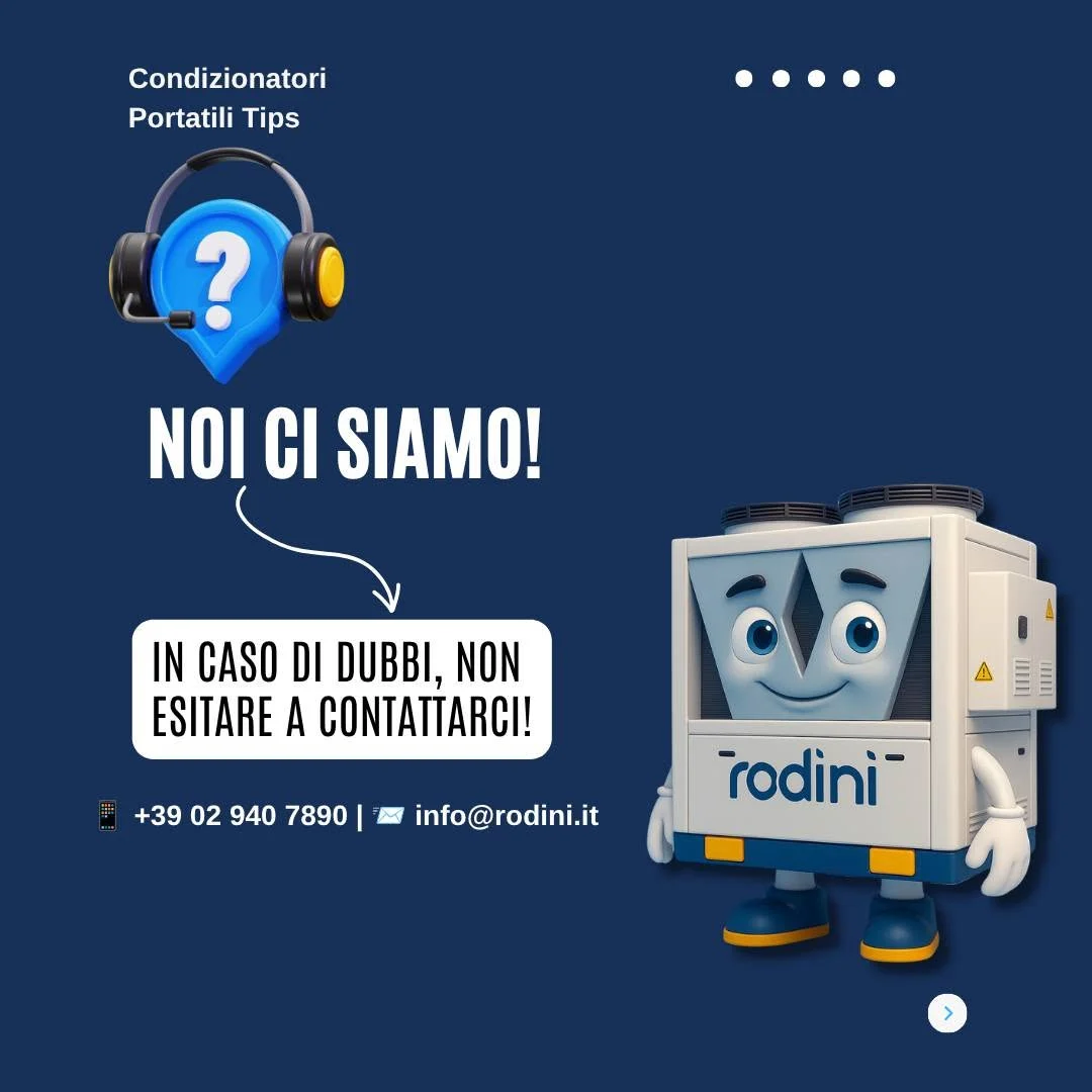 8 - condizionatori portatili monoblocco da 7 kW e 12 kW
